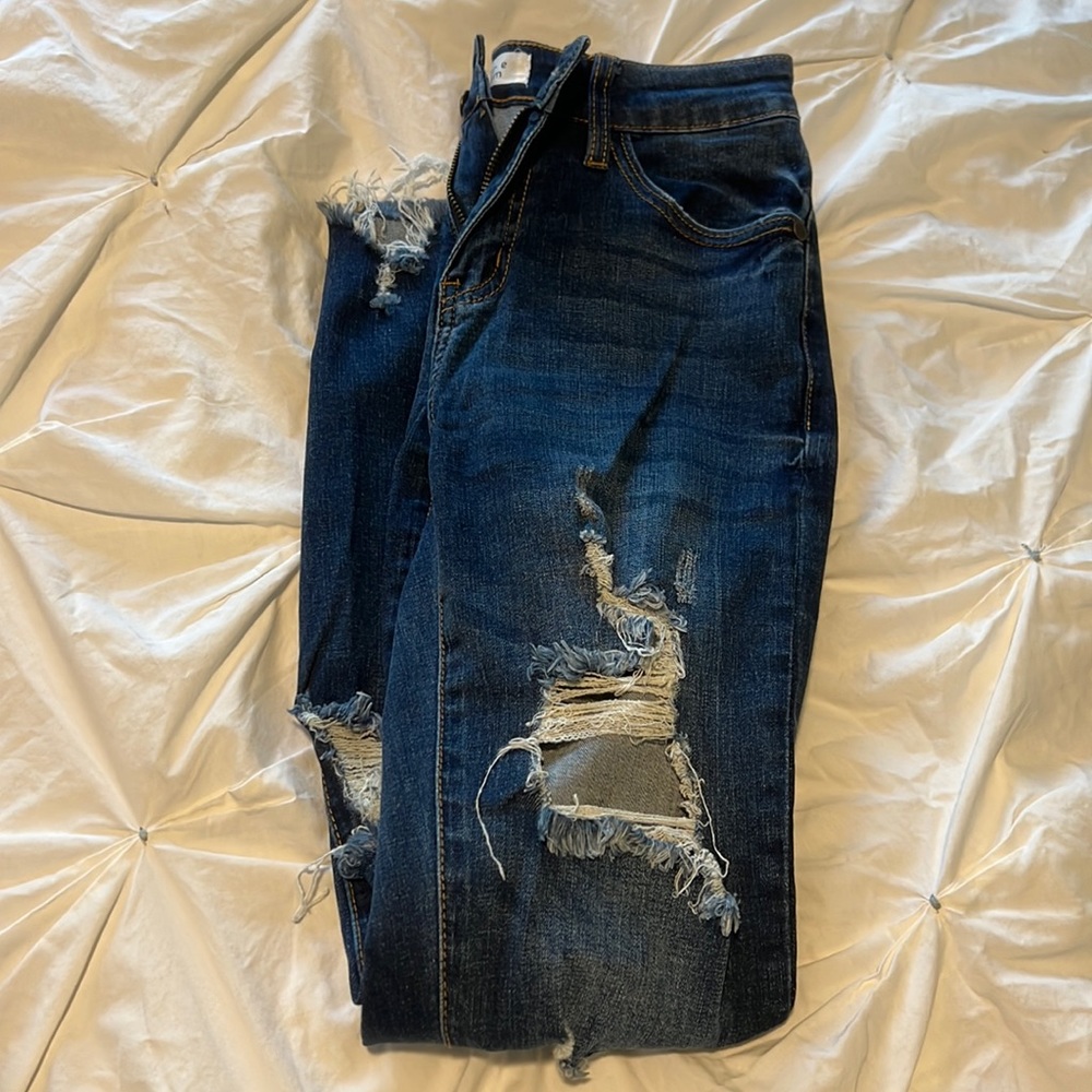 Nature Denim Distressed Jeans